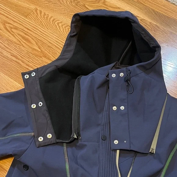 Free People Moon Magic Reflective Rain Parka Size Small NWT - Picture 12 of 17